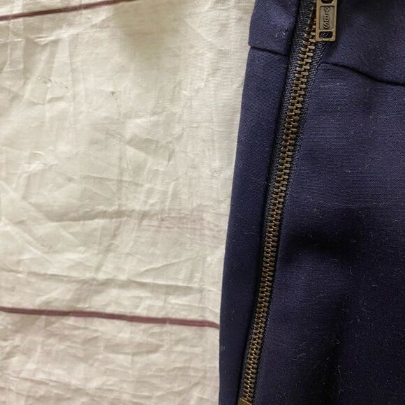 Worthington Color Block Pencil Skirt-Orange & Navy-Size 10 - Picture 5 of 10